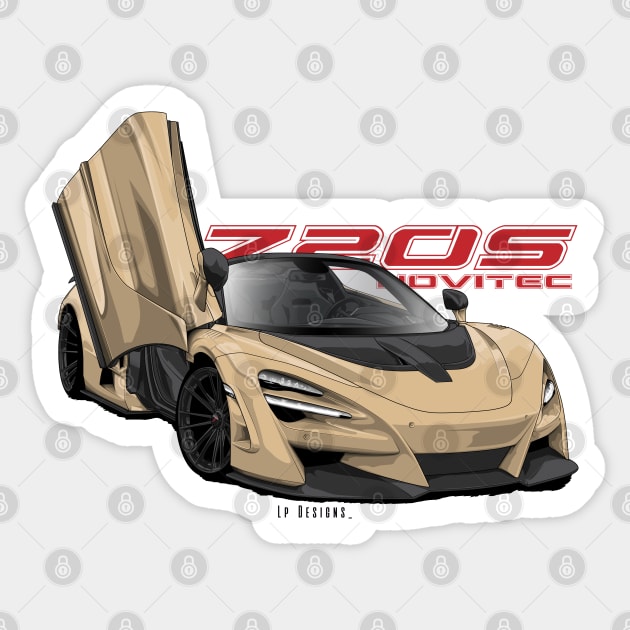 720s N-Largo Spider Sticker by LpDesigns_